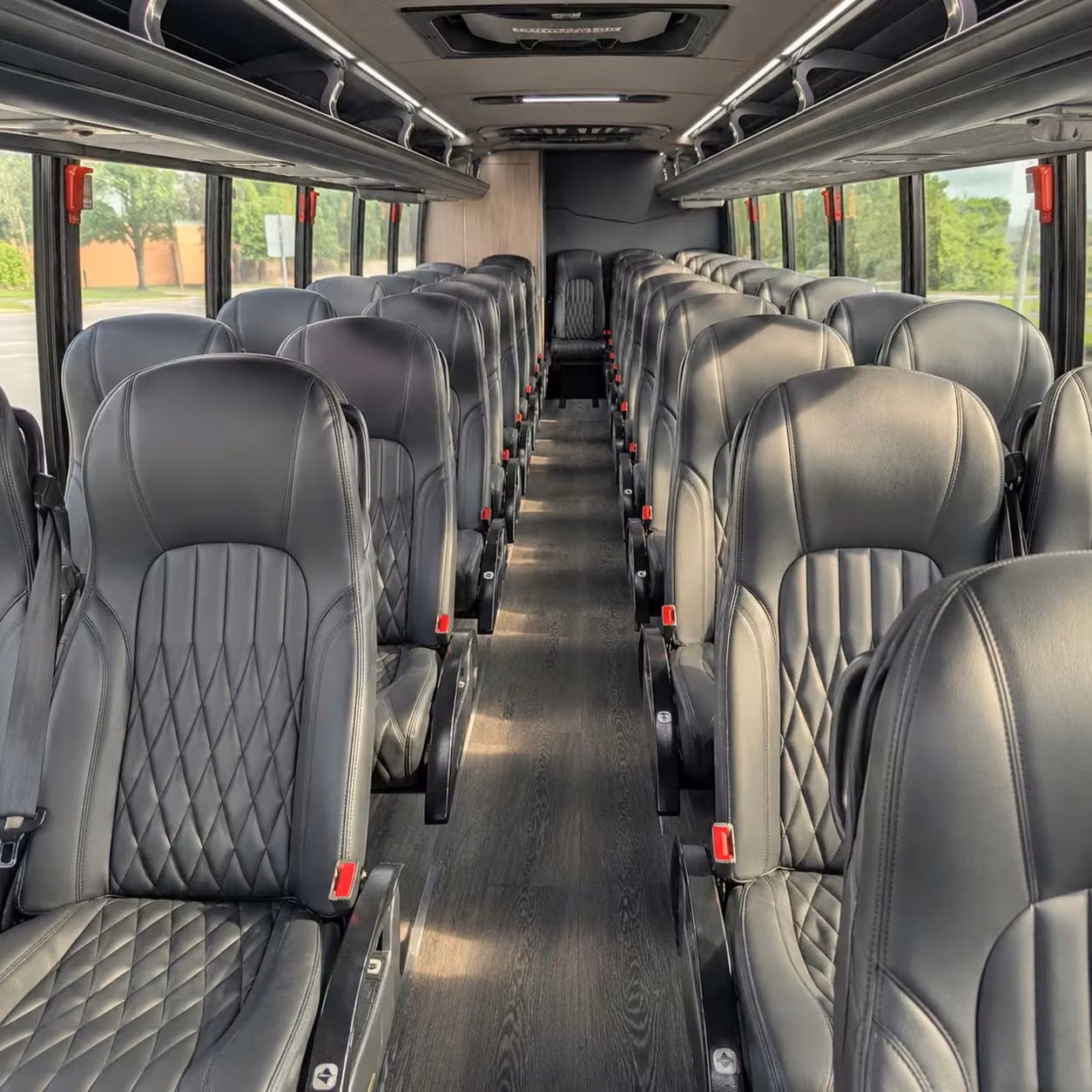 25 passenger minibus inside