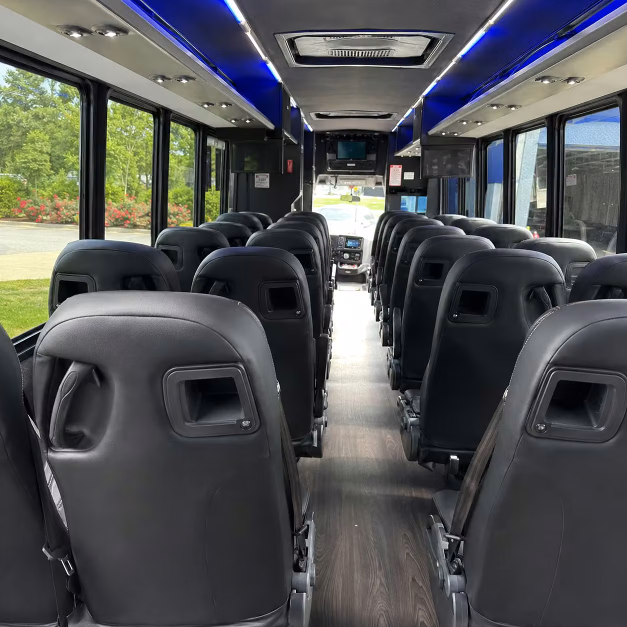 30 passenger minibus interior
