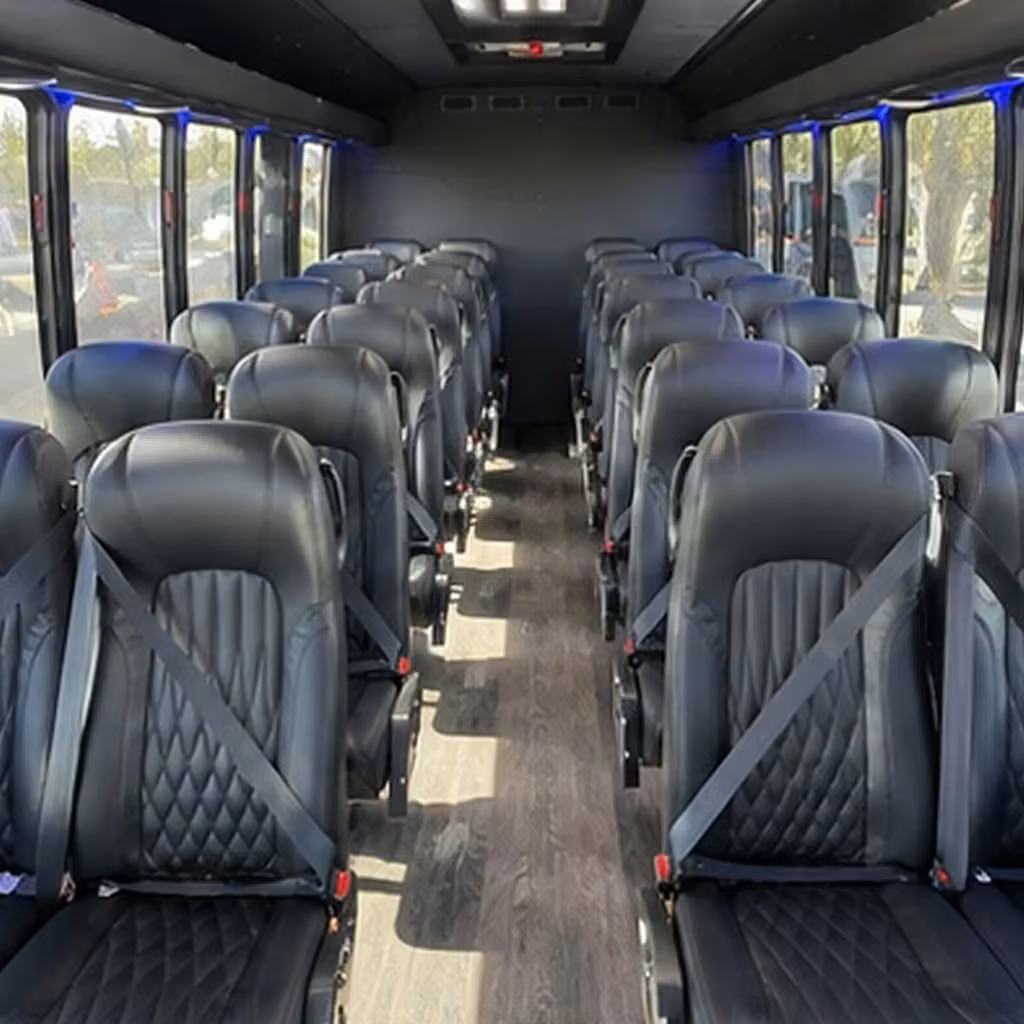 35 passenger minibus interior
