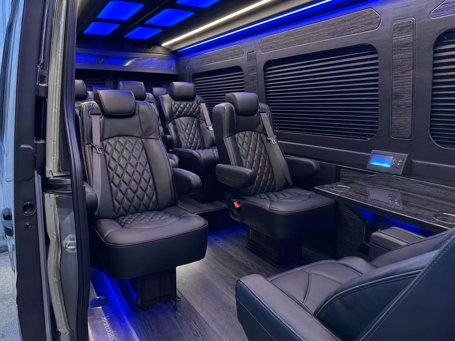 sprinter van transportation for groups and events across waltham